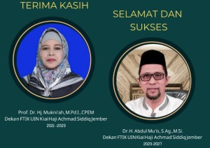 Selamat atas pelantikan Dr. H. Abdul Mu'is, S.Ag., M.Si. sebagai Dekan FTIK masa jabatan 2023-2027